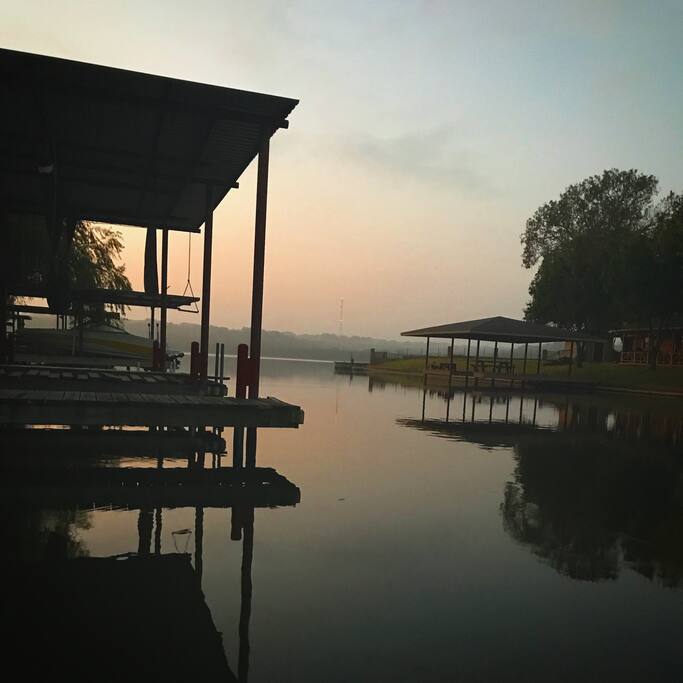 Morning view from the dock