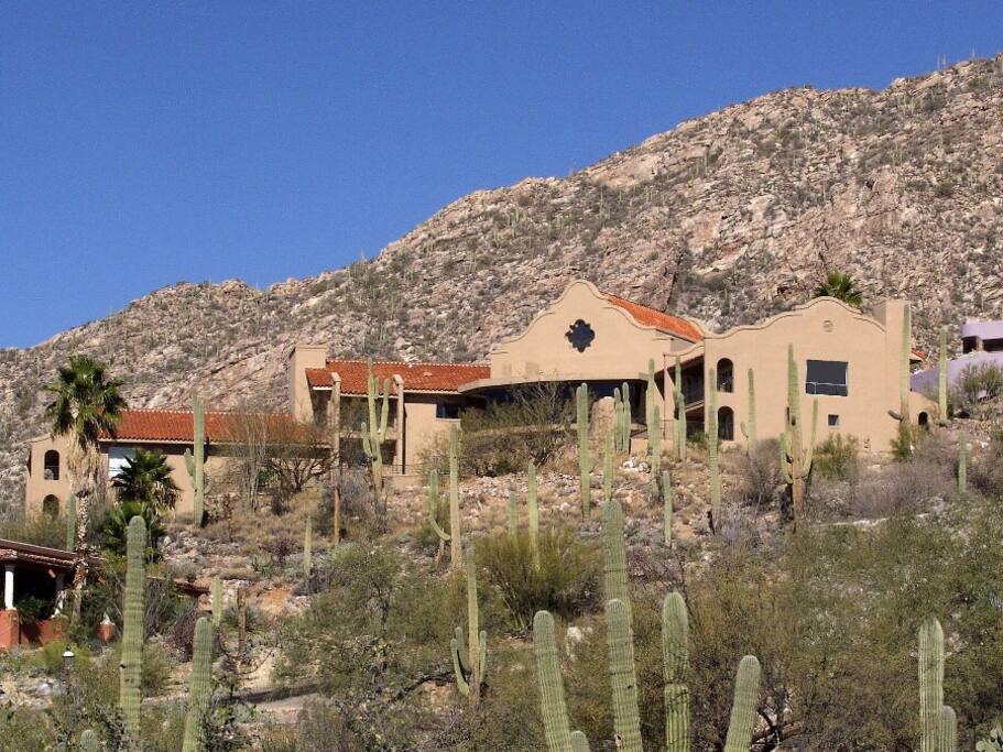 Estate with Catalina Mountains in background