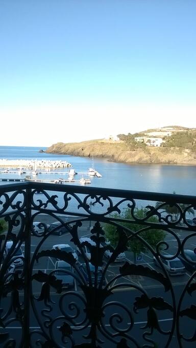 Vue depuis le balcon.