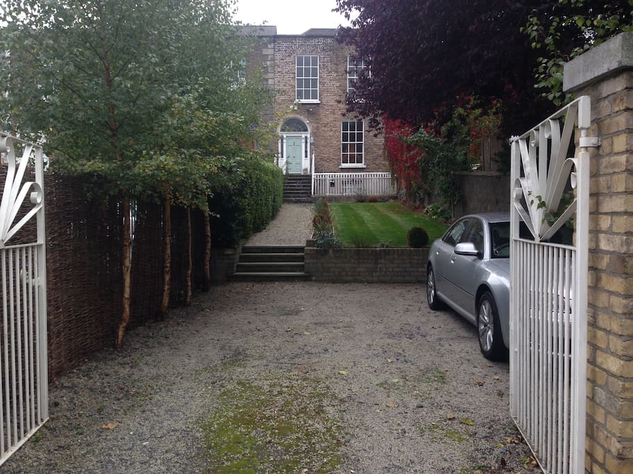 Parking for two cars as the house is set back from the quiet road