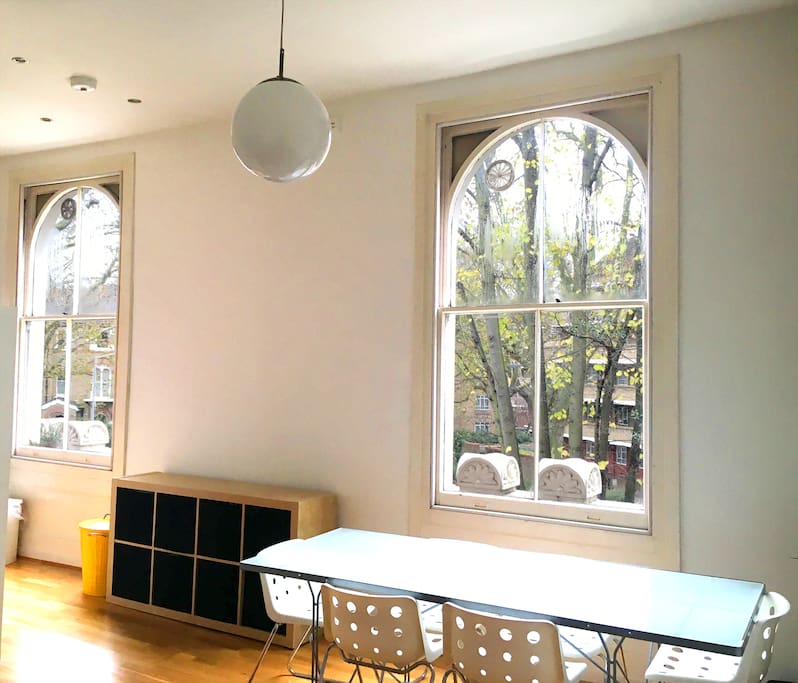 Bright Living Room view towards balcony