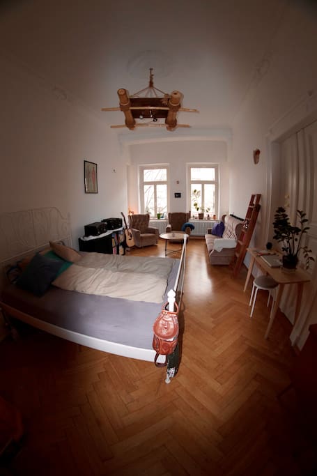 Schlaf und Wohnraum
