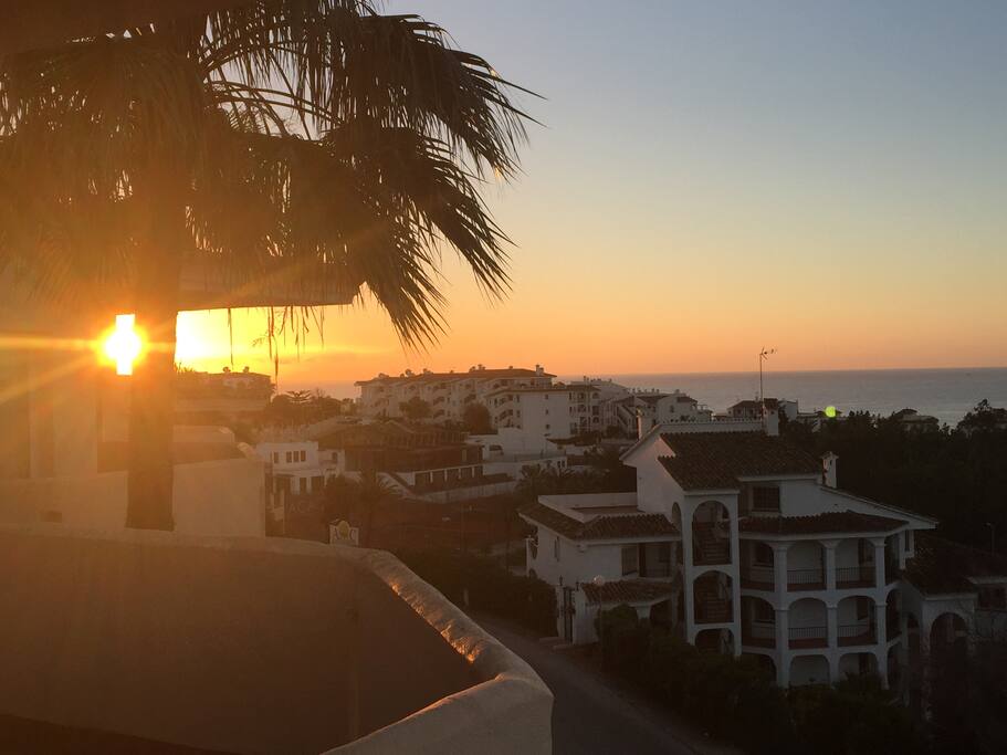 Beautiful sunrice and view