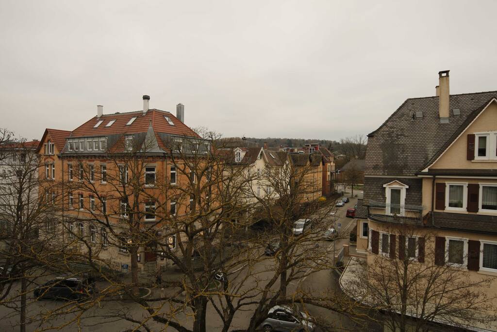 Blick aus dem Fenster nach Süden