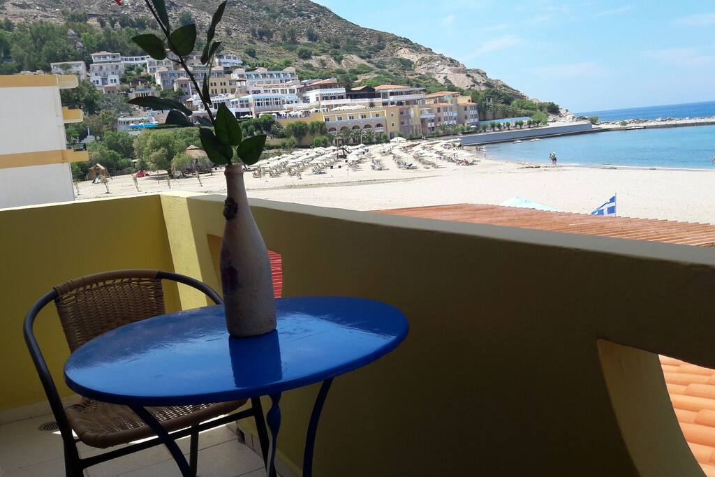 view from balcony