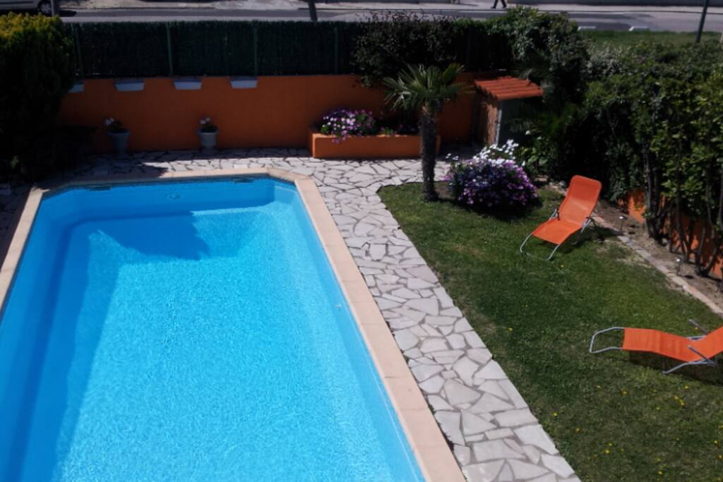 piscine 4x8 avec coin solarium
