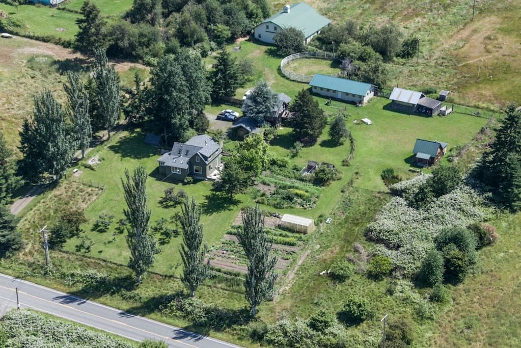 Arial View of the Farm.