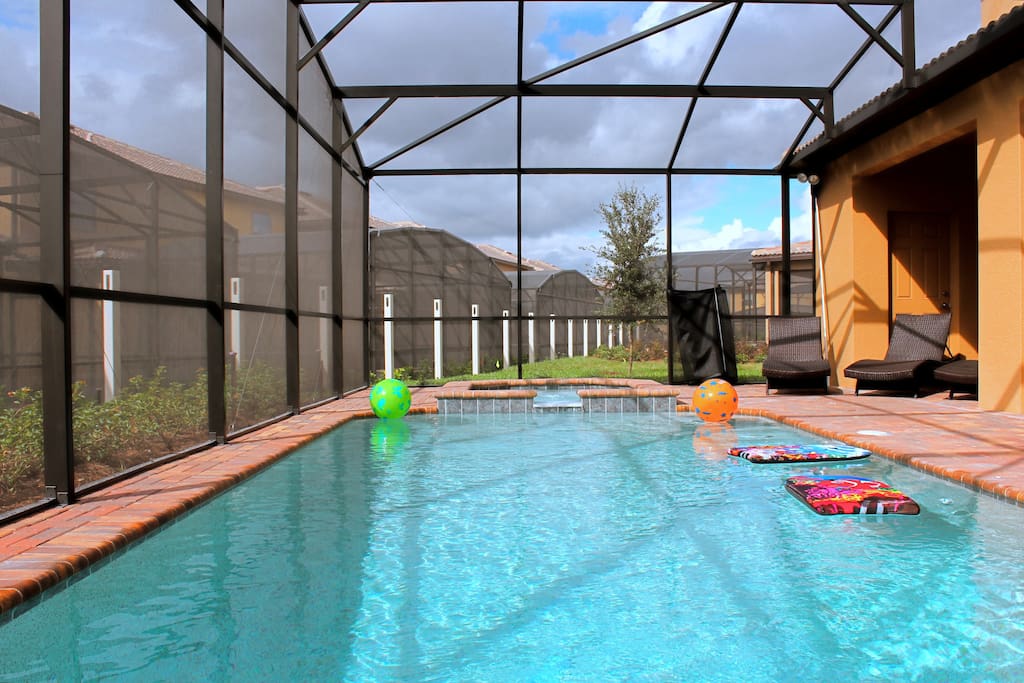 Private heated Pool and Spa