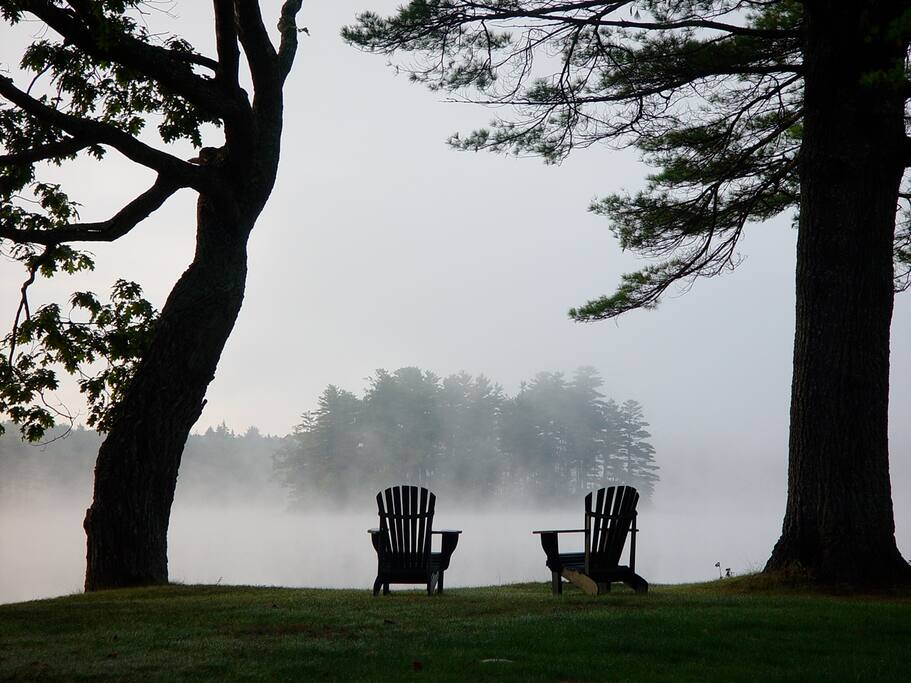Watch the light change from your private lakefront