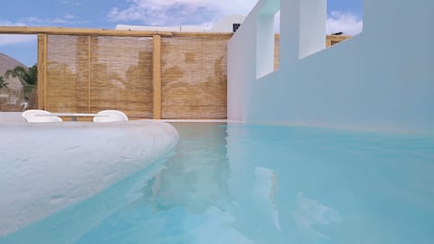 Standard suite with private jetted pool