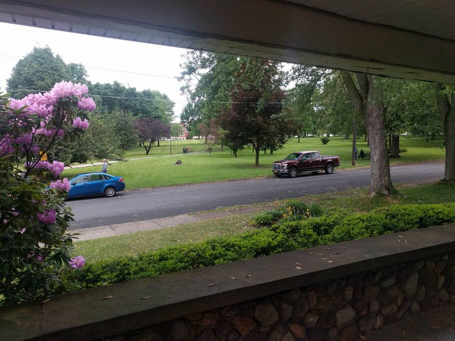 Park view from front porch