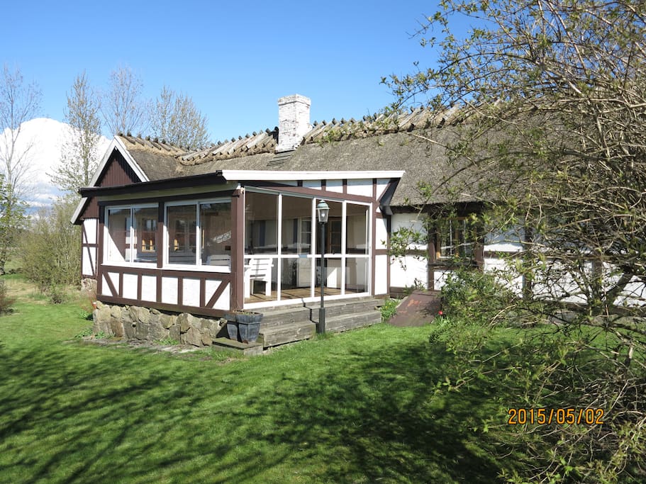 Backside and veranda