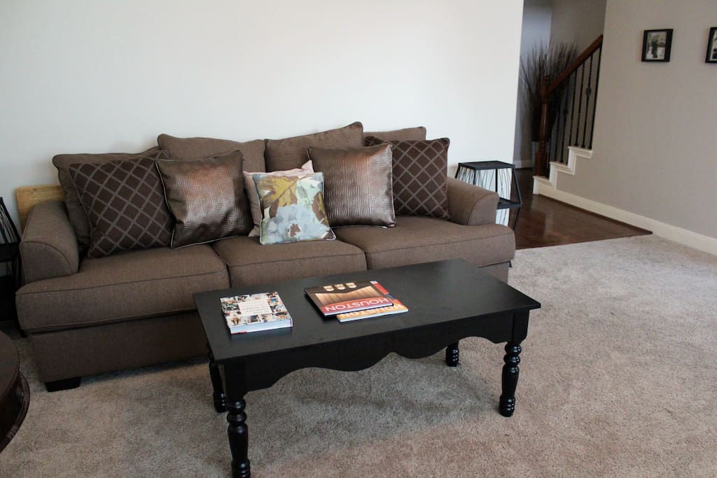 Comfy Sofa and Welcoming Living Room Area