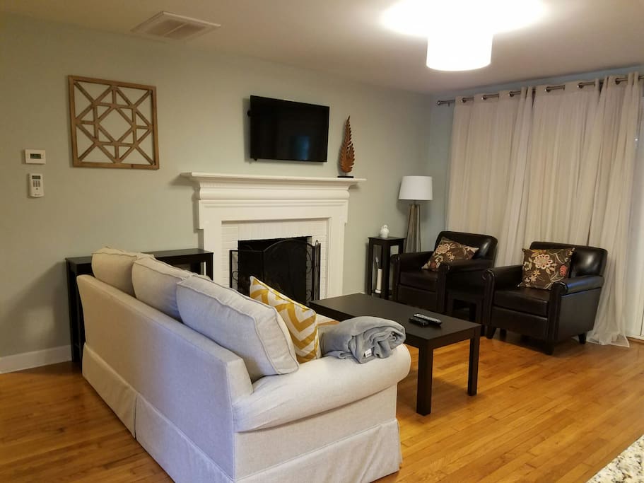 Living Room opens up to the kitchen area