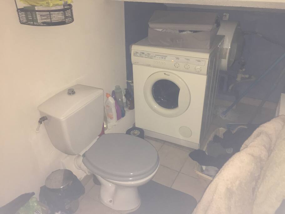 Sdb: wc/machine a laver