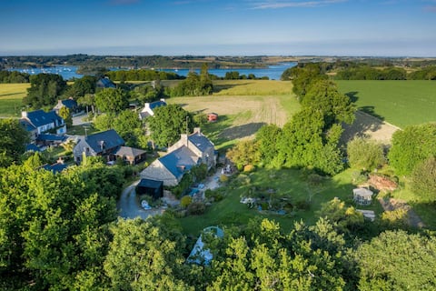 La Tanière, old farmhouse on the banks of the Rance