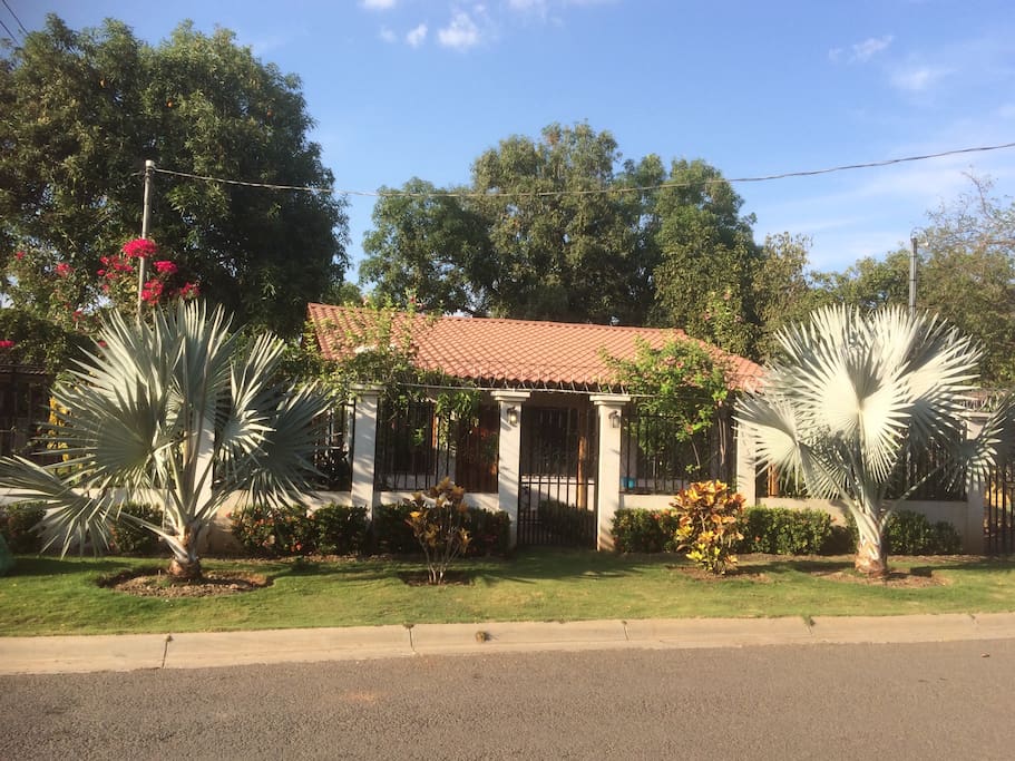 Picture taken from street in front of Casa Pitaya