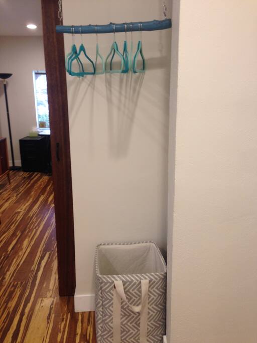 Hang your clothes