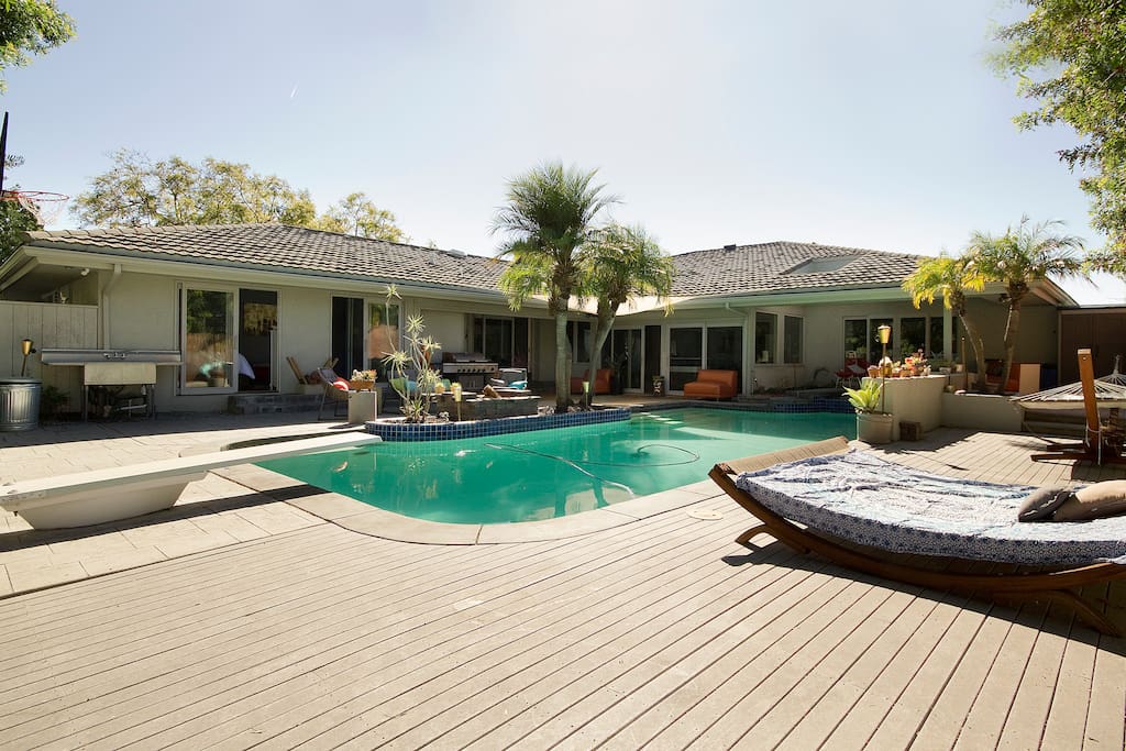 The backyard oasis