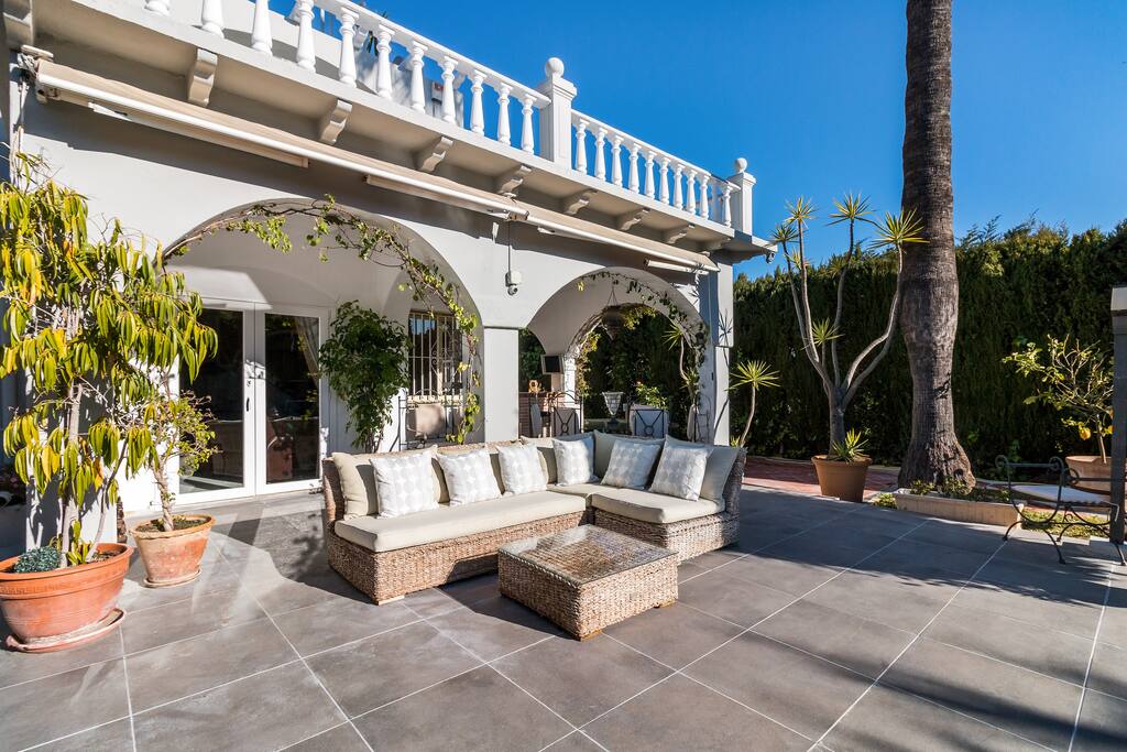 Terrace and seating area