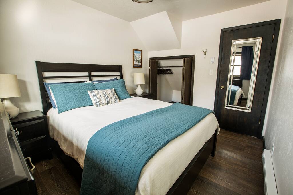 Your private bedroom with comfortable queen sized bed