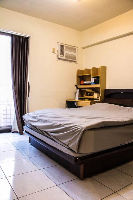 Room with individual bathroom.