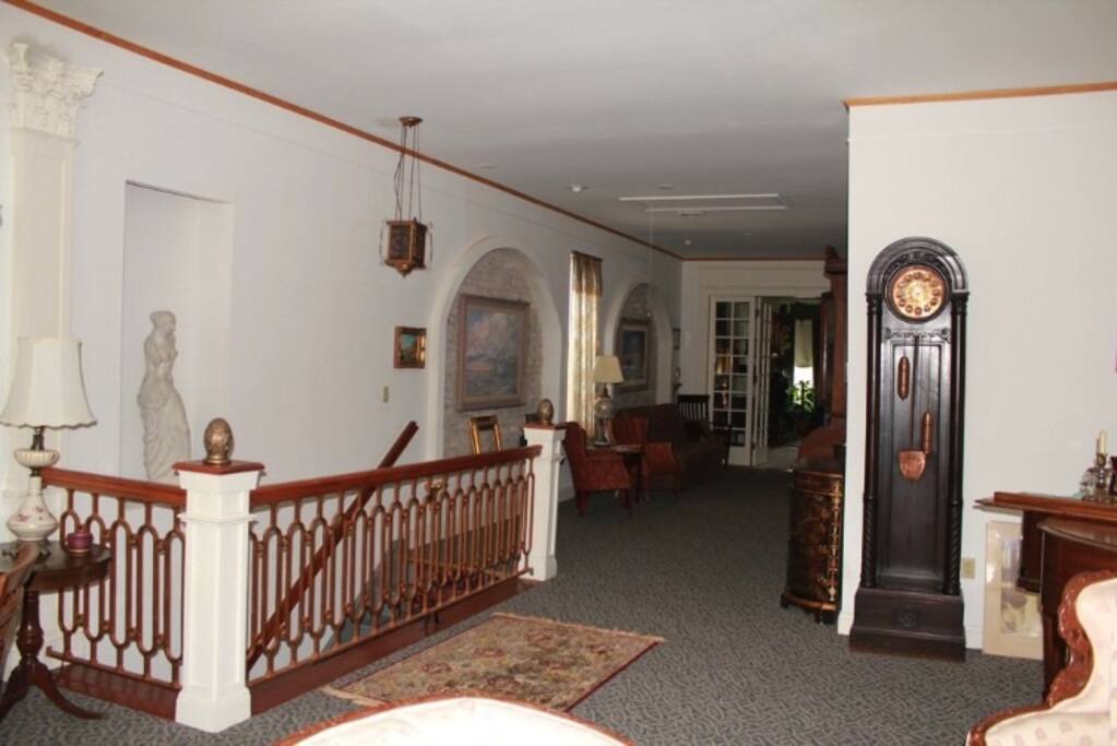 Gallery between living room. And bedroom on top Level