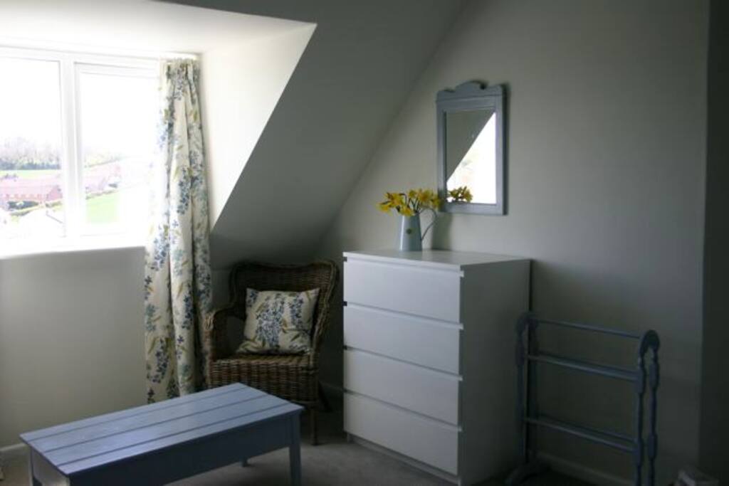 Plentiful storage with hanging and draw space.