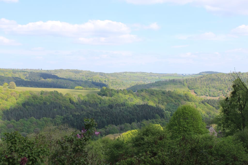 View across the Wye to Forest of Dean