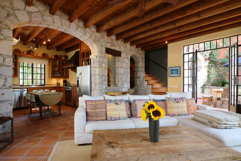 Living room,Kitchen,Terrace