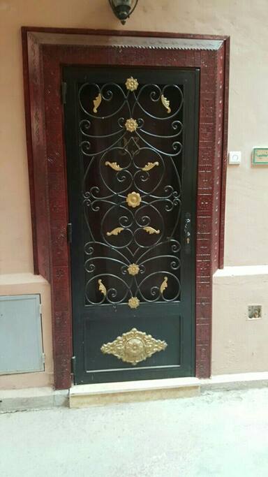 The entrance