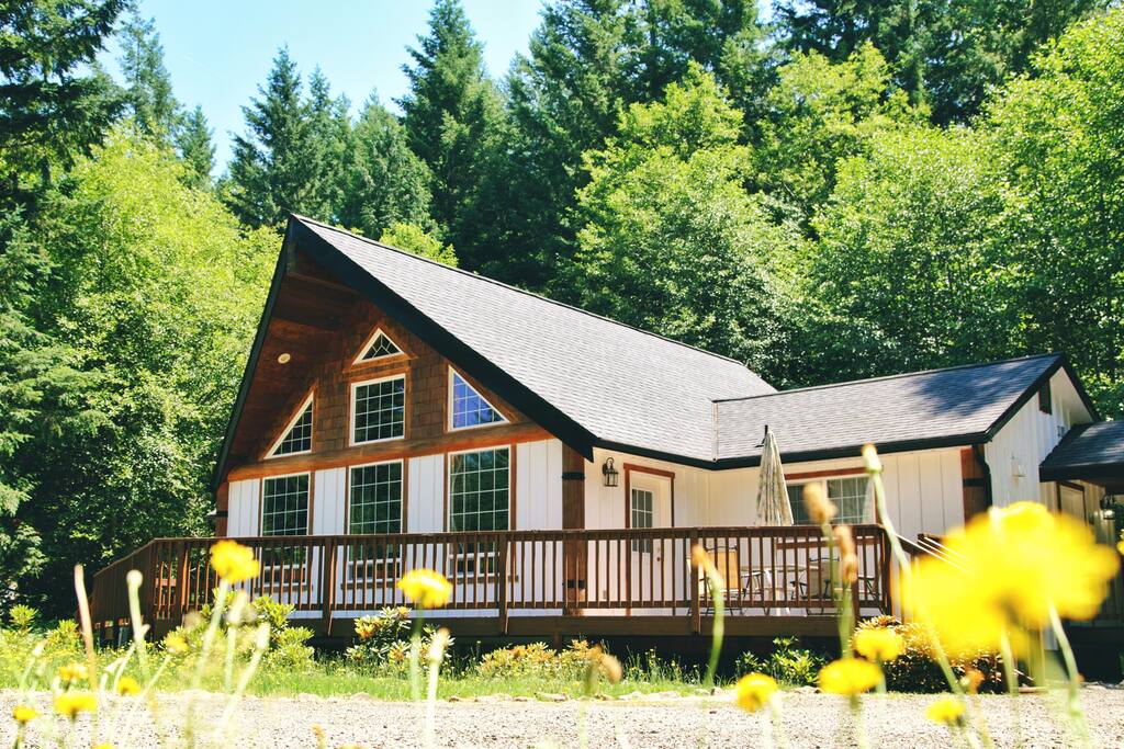 Lovely&Cozy Cabin at Packwood near Mt. Rainier Cabins for Rent in