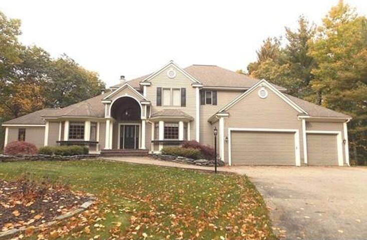Relax in a large French Manor bordering a winery
