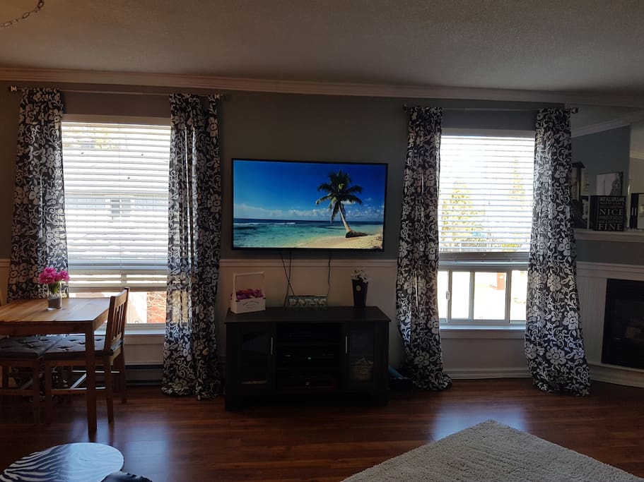 55" Smart TV with Cable and Netflix