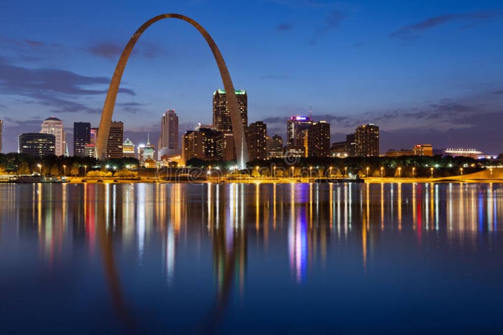 St Louis Riverfront is a short drive.