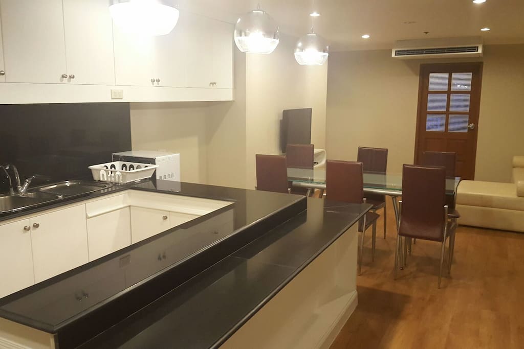 Kitchen and Living room