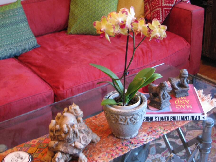 WE ALWAYS HAVE FRESH FLOWERS