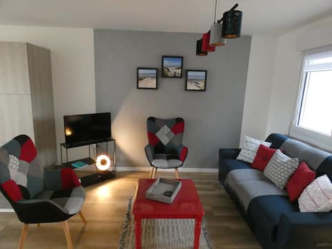 Popular Airbnb listing: Charm, relaxation near the 2 Capes between Sea & Golf in Wimereux