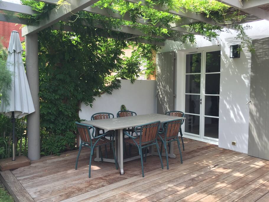 Salle à manger d'été