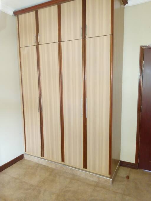 Wardrobes, big enough.