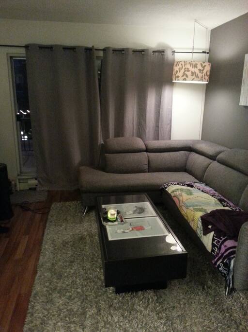 living room night time