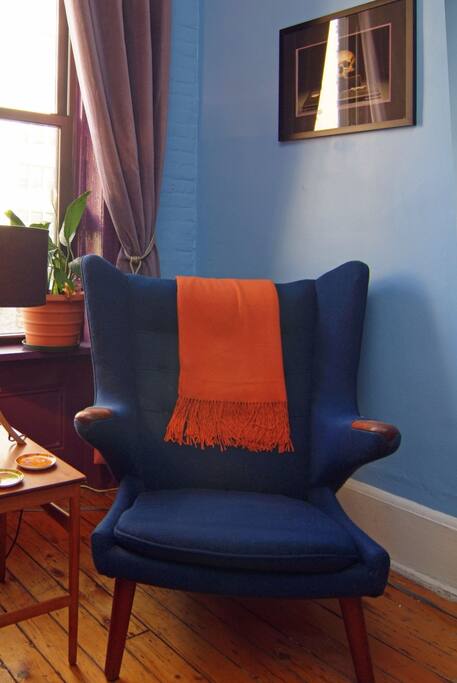 Papa Bear chair to enjoy some reading