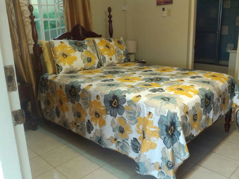 Partial view of bedroom