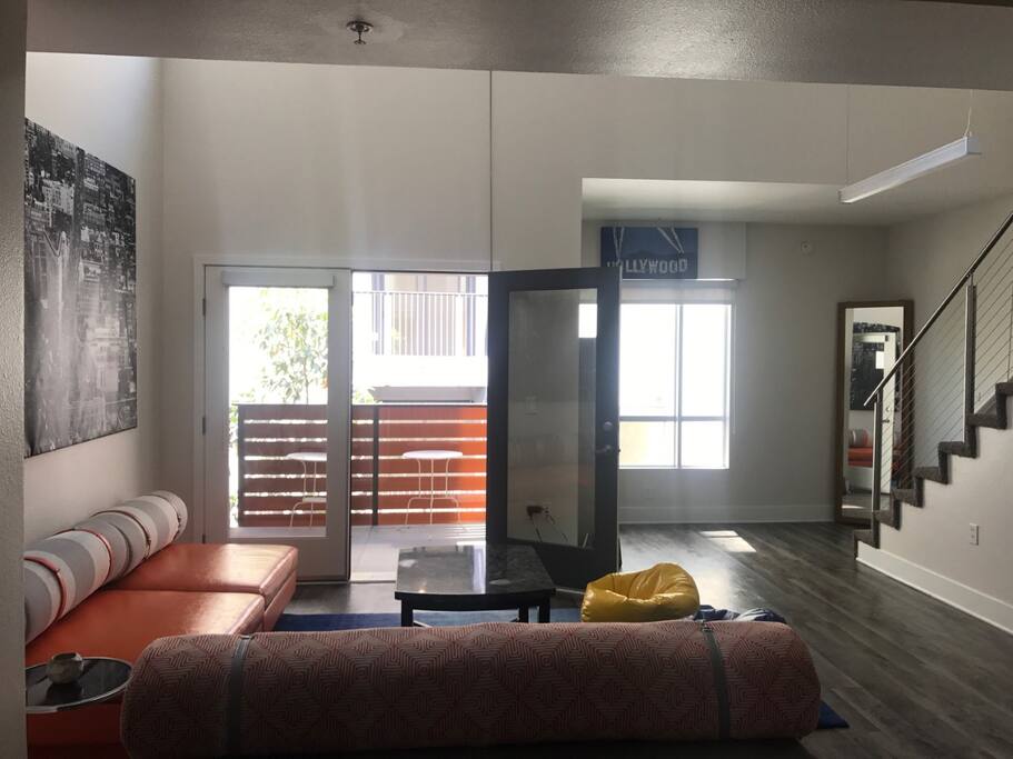 Living Room With Patio