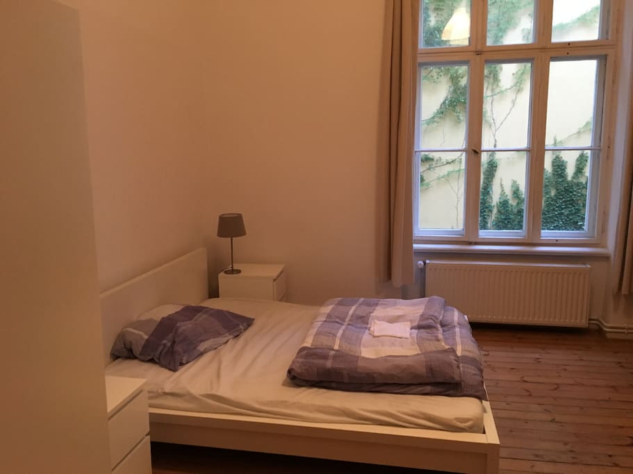 Bed and half private room