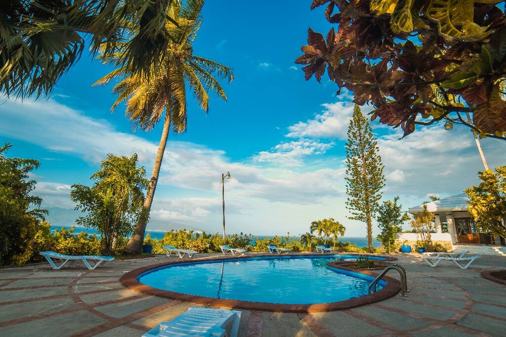 Large swimming pool