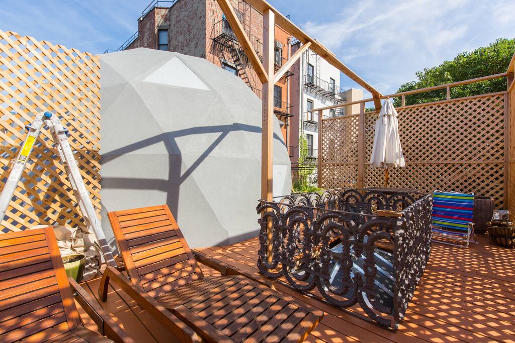 Private outdoor space.