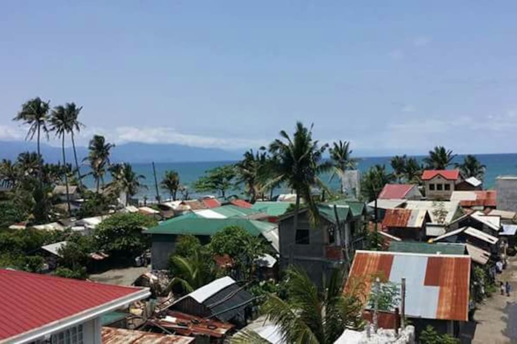 beach view from roof top
