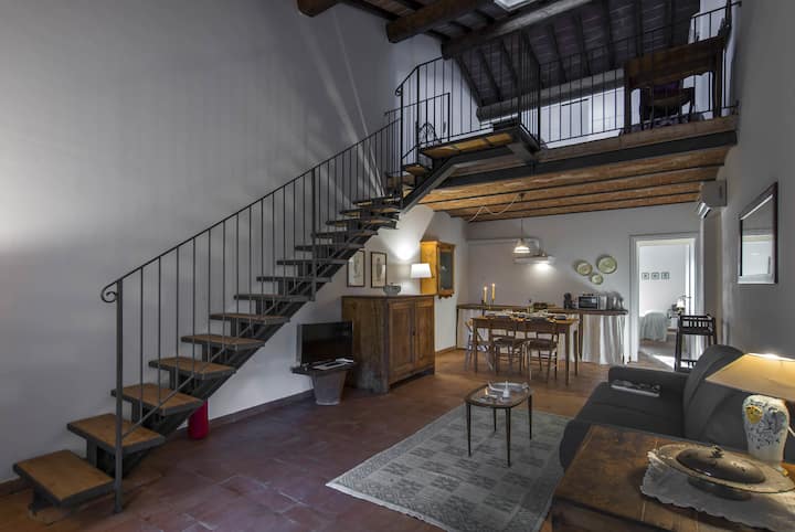 Casa vacanze Le Fornaci - panoramautsikt över vardagsrummet