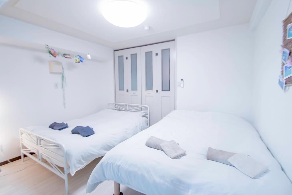 two double beds